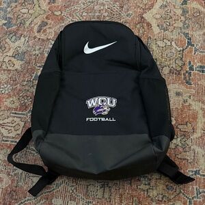 Nike Black and White Football Backpack